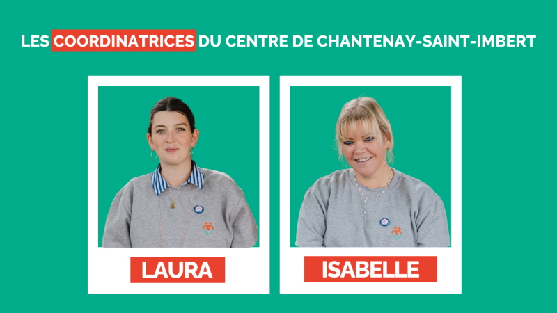 Photos des deux coordinatrices du centre de santé Médecins Solidaire à Chantenay-Saint-Imbert, Laura et Isabelle.