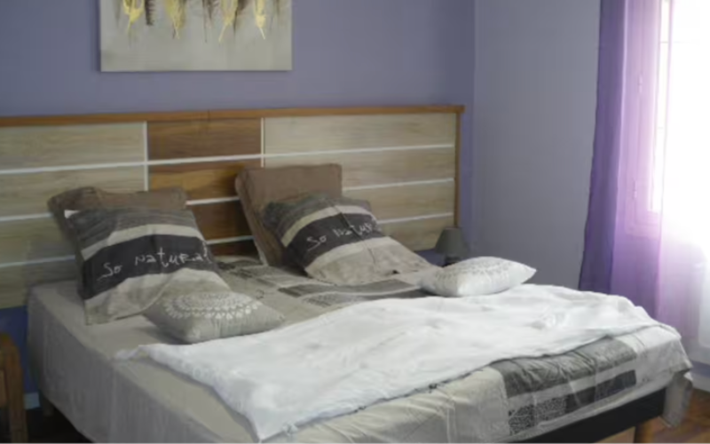 Photo de la chambre du gite des Paliots du centre de santé du Mas-d'Agenais