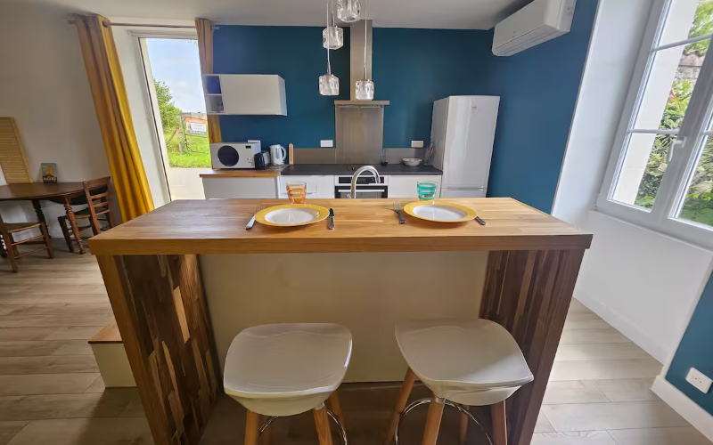 Photo de la cuisine du gîte de Didier & Isabelle à Mérignac