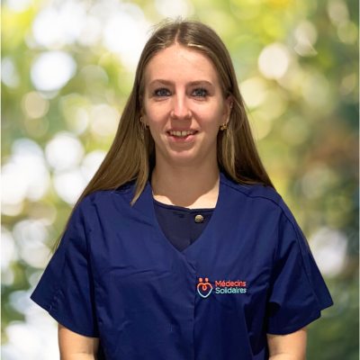 Photo de Emma Damoiseau, coordinatrice assistante médicale à Mérignac, chez Médecins Solidaires.