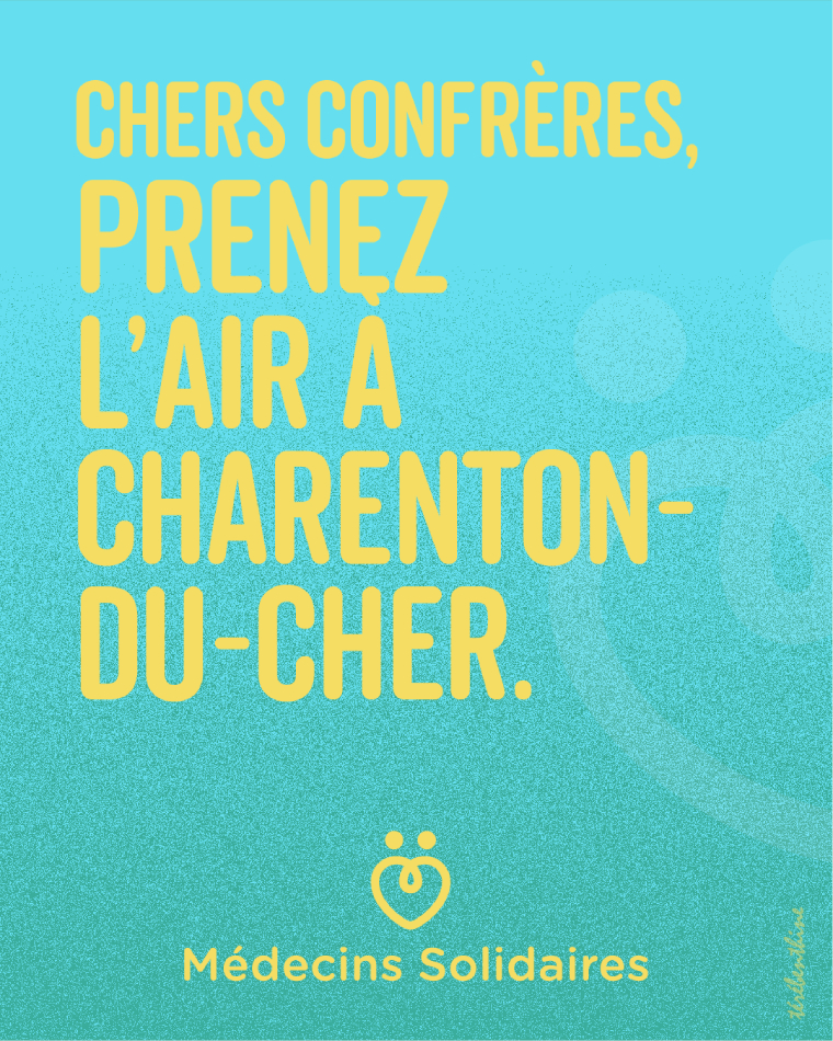 Chères confrères, prenez l'air à Charenton-du-Cher.