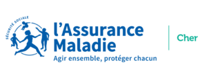 Logo assurance maladie département du cher